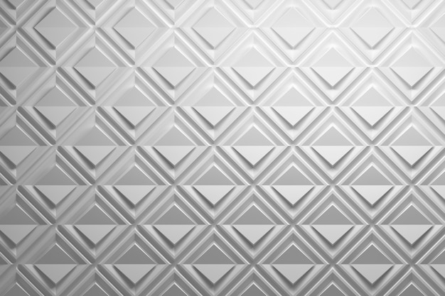 Pattern with paper effect made of squares and folded rhombuses