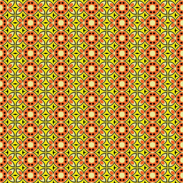 A pattern with a yellow background.