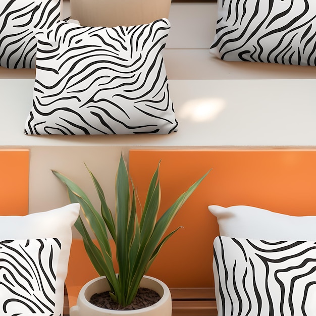 Photo pattern of zebra stripes