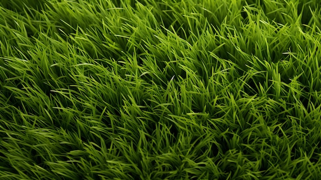 Patterned Grass in a Wild Lawn