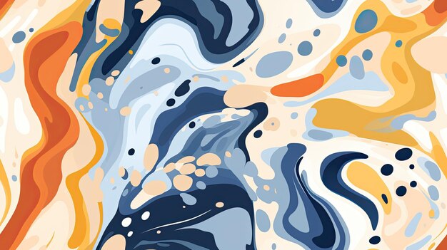 Photo patterns featuring a mix of fluid and organic forms