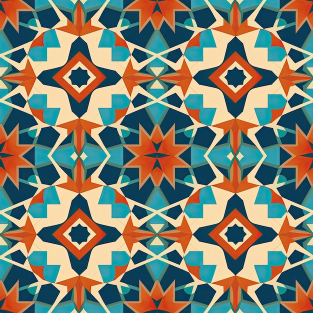 Patterns incorporating elements of traditional islamic geometric patterns