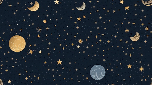 Photo patterns inspired by constellations and the night sky