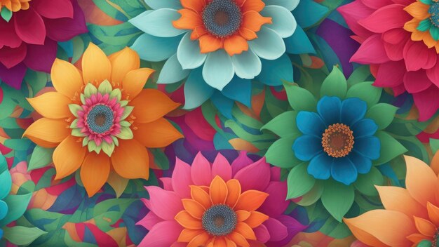 Patterns of real flower background