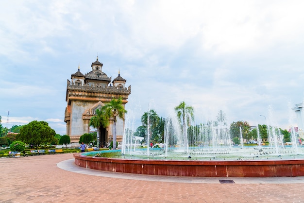 Patuxay-monument in Vientiane, Laos.