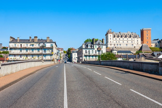 Pau city panoramic view France