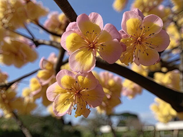 Photo pau darco tabebuia impetiginosa in the garden