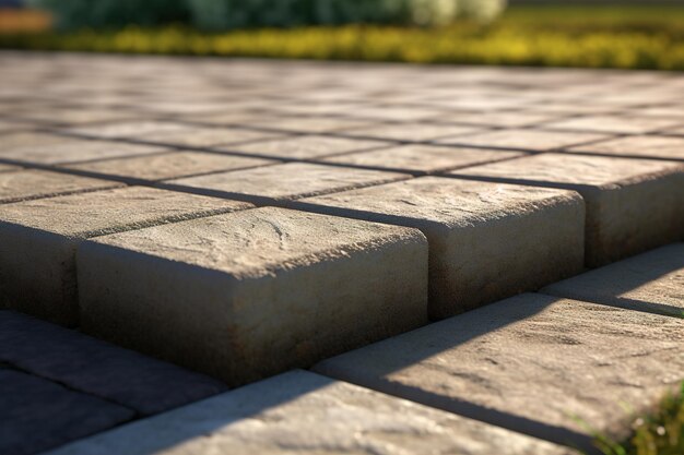 Pavement sidewalk stone Generated by AI