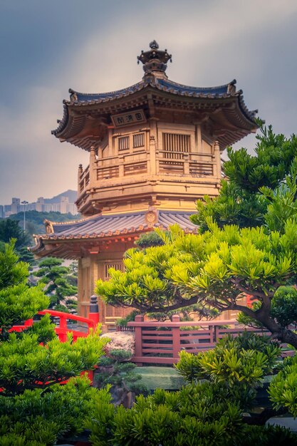 Paviljoen in Nan Lian Garden Hong Kong