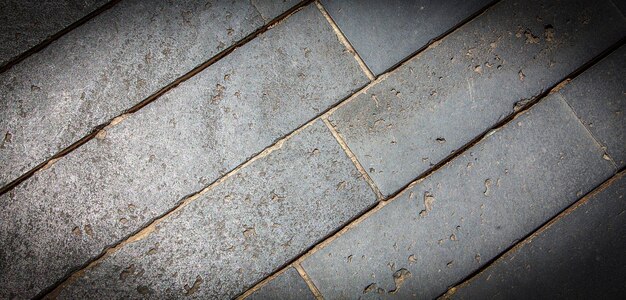 Фото Блоки для тротуаров из асимметричного камня с селективным фокусом