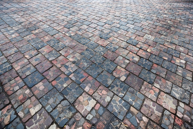 Paving tiles closeup