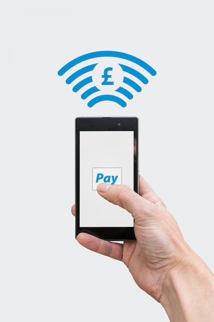 Pay with phone - Pound currency symbol
