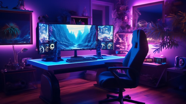 PC Desk Setup