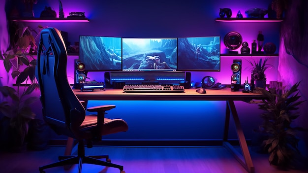 PC Desk Setup