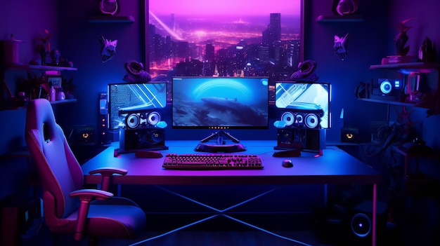 PC Desk Setup