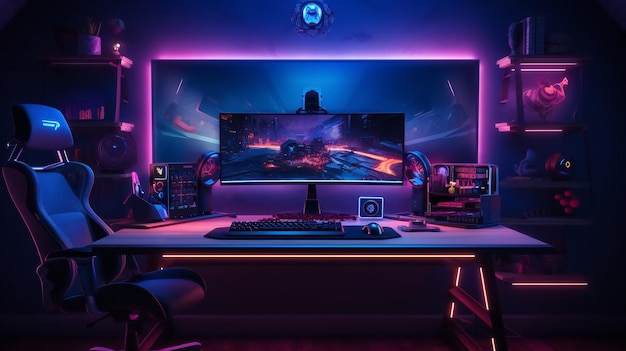 PC Desk Setup