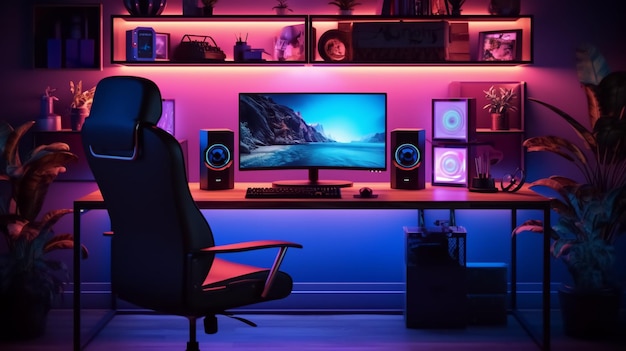 PC Desk Setup