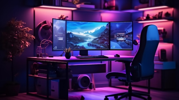 PC Desk Setup