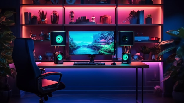 PC Desk Setup