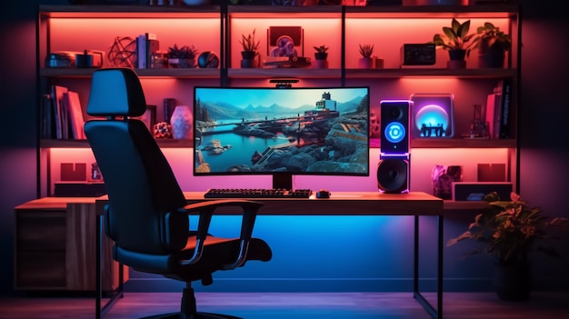 PC Desk Setup