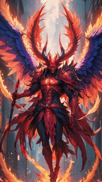 Pc wallpaper anime devil wings