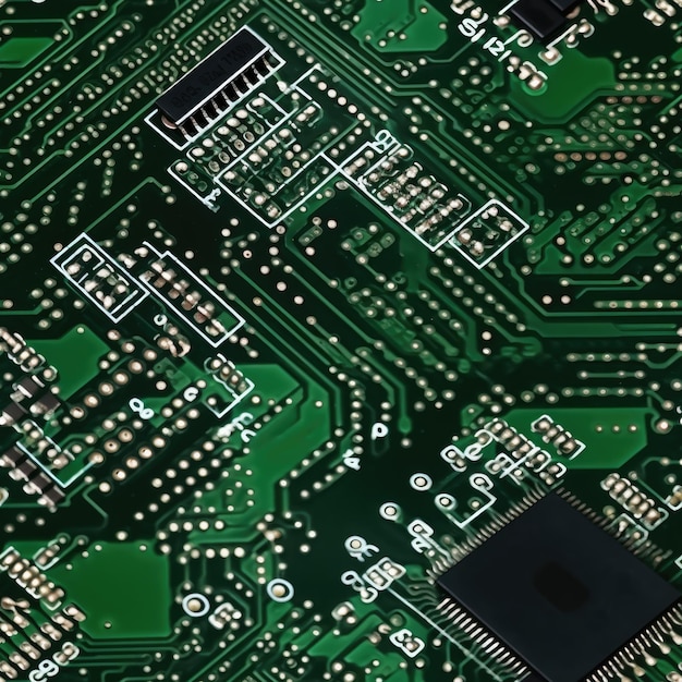 Pcb with microchips