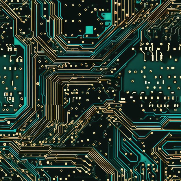 Pcb with microchips