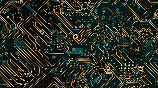 Pcb with microchips