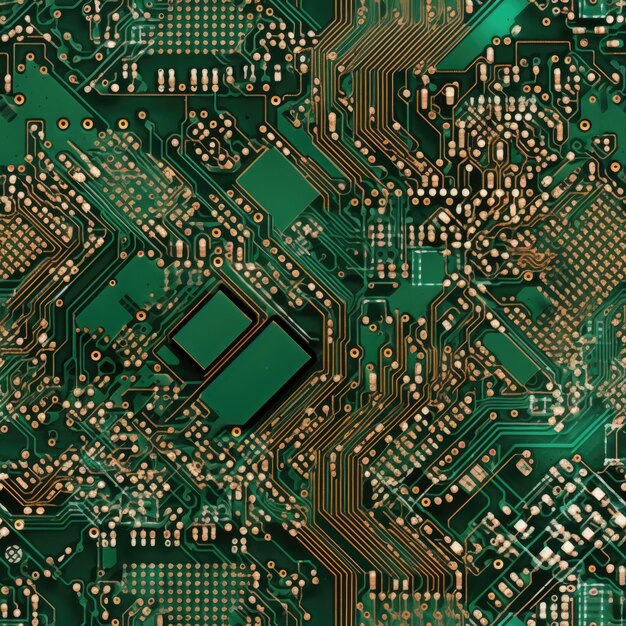 Pcb with microchips