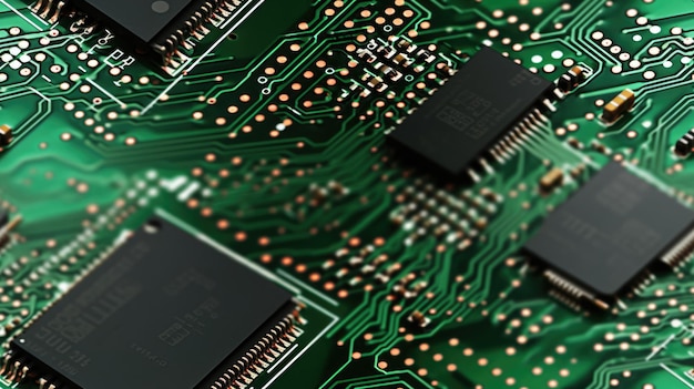 Pcb with microchips