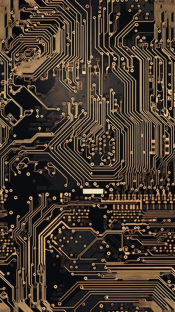 Pcb with microchips