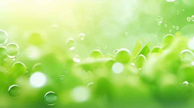 Photo pea green bokeh background