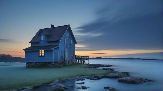 Peace Blue Hour Landscape