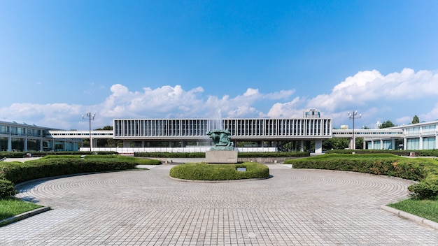 Peace Memorial Park en museum in Hiroshima, Japan