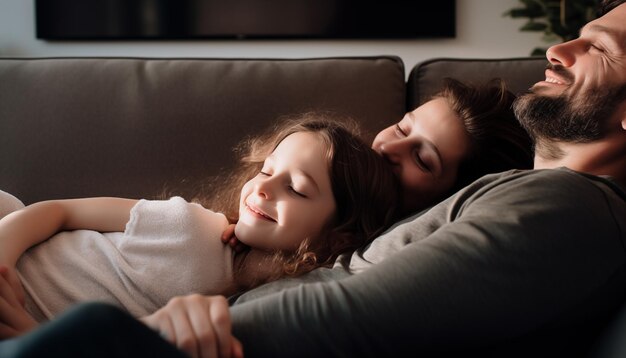 Peace and quiet with daddy