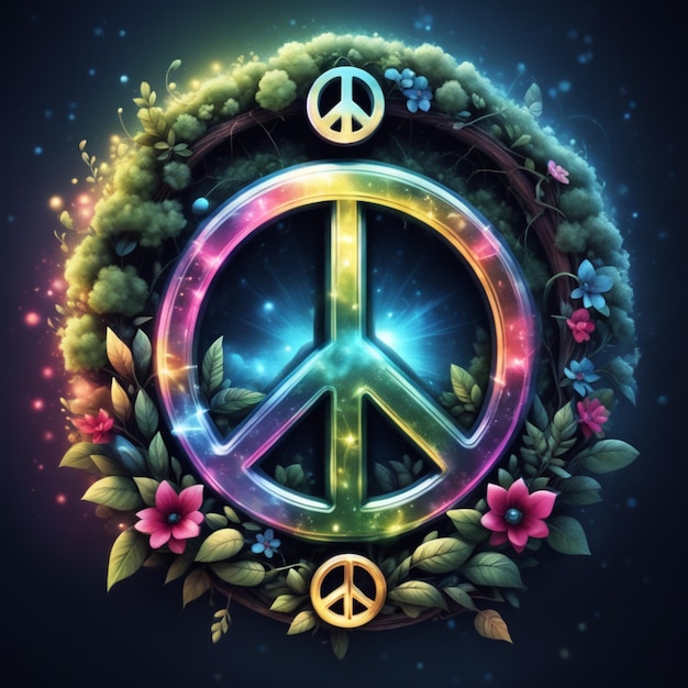 peace symbol background