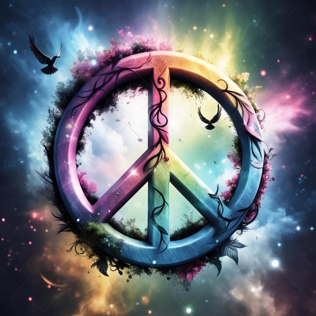 peace symbol background