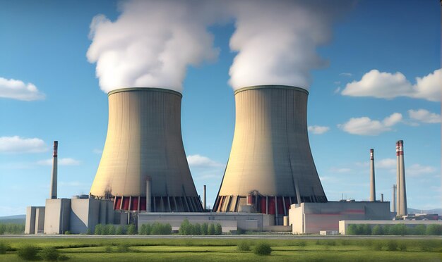 Peaceful Atom Nuclear Power Plant