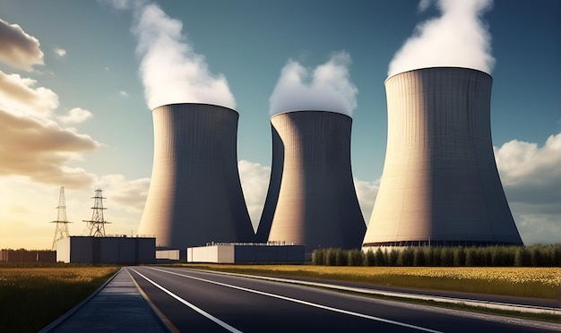 Peaceful Atom Nuclear Power Plant