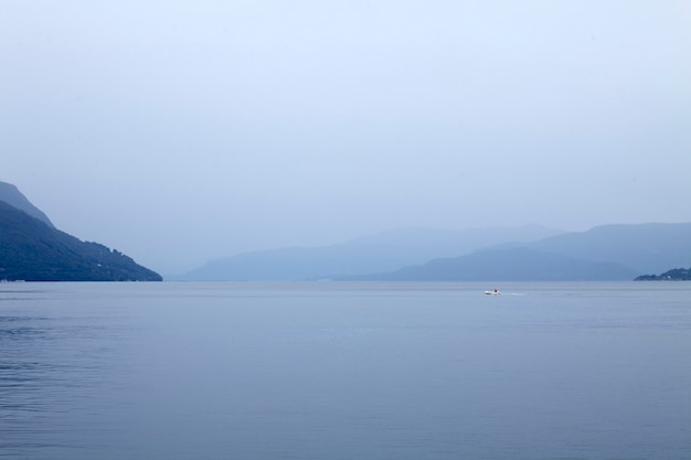 Peaceful blue seascape