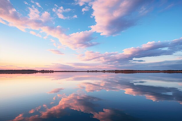 Photo peaceful dreamy rural landscape