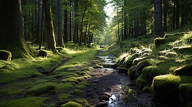 peaceful forest