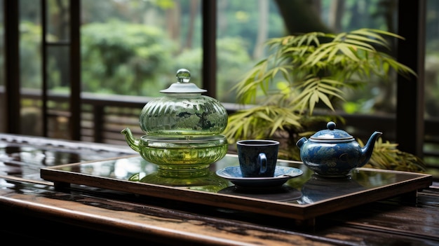 Peaceful japanes tea caermony UHD wallpaper