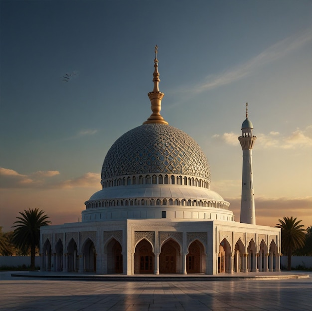 a peaceful mosque