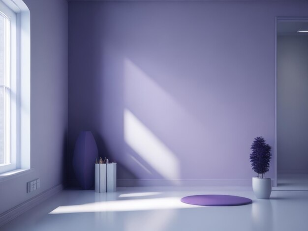 A peaceful purple room background