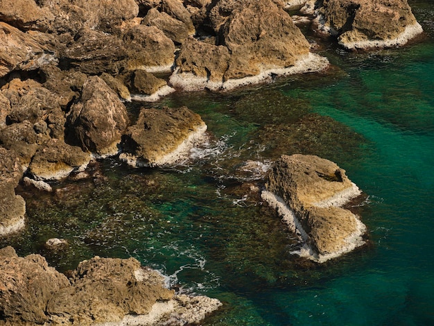 Peaceful sea view and cliffs