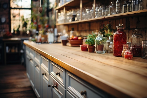 peaceful situation of the morning in the kitchen professional advertising photography