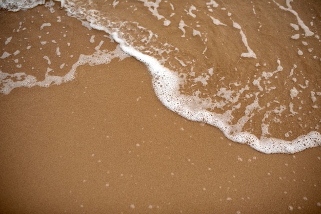 Photo peaceful water and sand composition