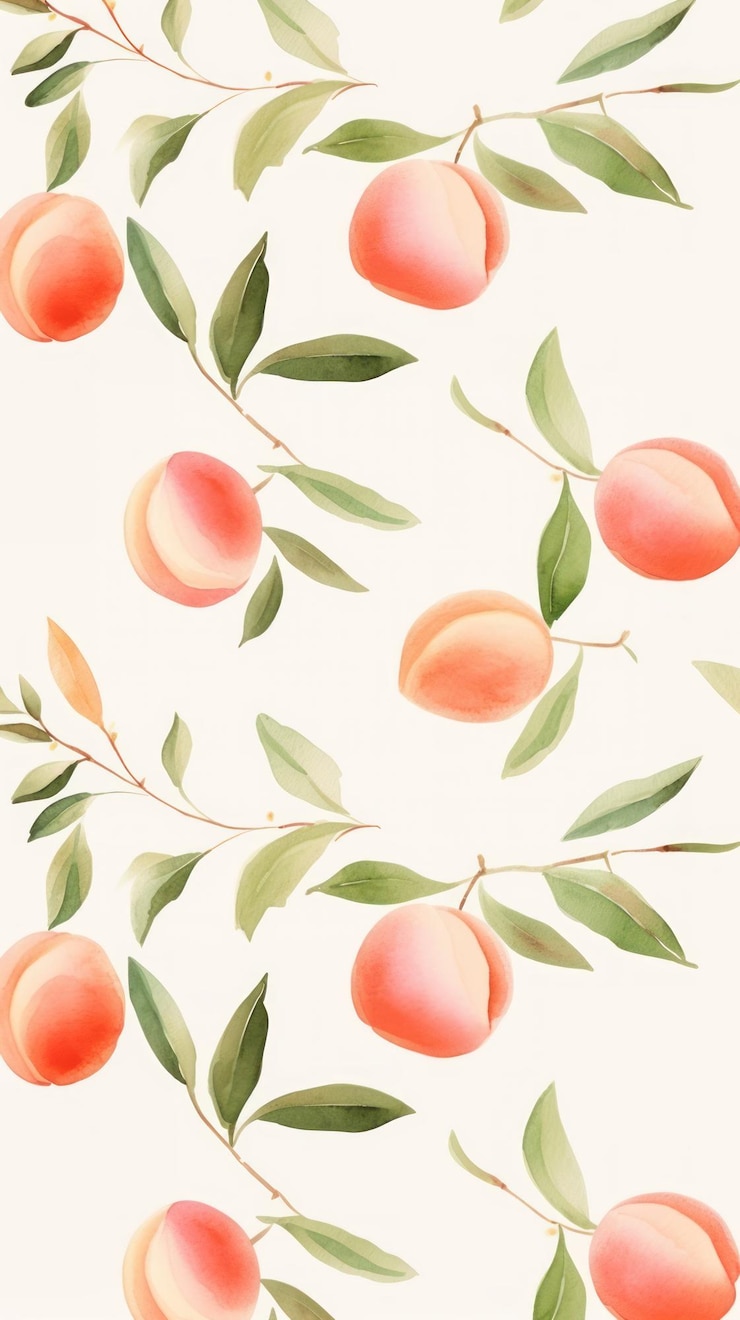 Photo peach backgrounds pattern plant