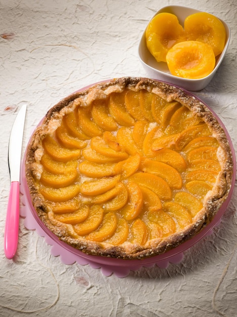 Peach cake